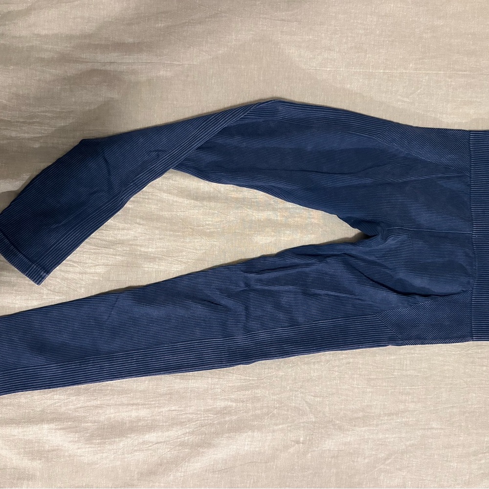 JoyLab Deep Blue Ribbed Leggings